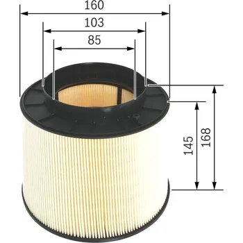 Vzduchový filtr Vzduchový filtr BOSCH F 026 400 394