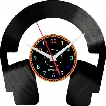 Hodiny HUDBA NÁSTĚNNÉ HODINY DEKORATIVNÍ MODERNÍ VINYLOVÁ DESKA VINYL JAKO DÁREK