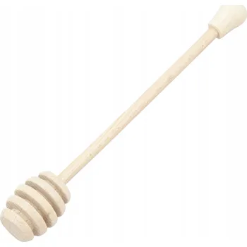 Příbor Dřevěná lžíce na med, naběračka s kuličkou C17, 50 kusů