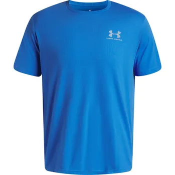 Pánské triko Under Armour Sportstyle Left Chest SS Under Armour světle modrá 3393294