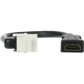 Elektrická zásuvka Zásuvka HDMI (keystone s kabelem), bílá, 0229/32-500 ABB 2CKA000230A0495