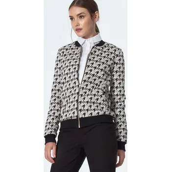 Dámská softshellová bunda Bomber bunda s pepitím vzorem BL07 Barva: Kostkovaná, Velikost: XL