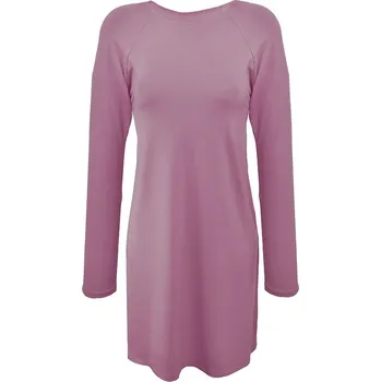 Viskózová košilka s dlouhým rukávem Delfina Dkaren Barva: Pudrová, Velikost: M