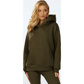 Dámská mikina Dámská mikina s kapucí Oseye Dkaren Barva: Khaki, Velikost: XL