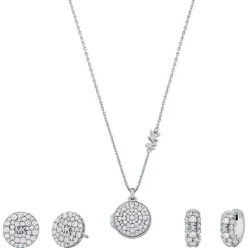 Náhrdelník Michael Kors set stříbrný MKC1700SET