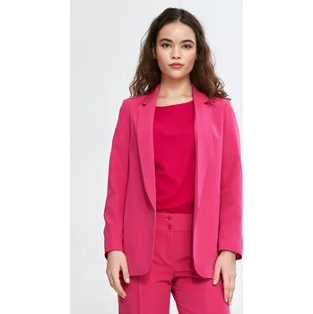 Dámské sako Klasické sako Z77 Barva: Růžová, Velikost: L