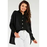 Dámský oversize košile M264 Barva: Černá, Velikost: ONE SIZE