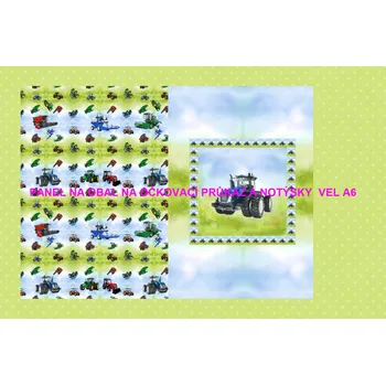 Panel bavlna - obal na očkovací průkaz nebo notýsek A6 - 228-133