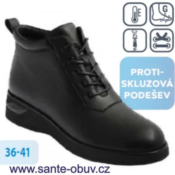 Dámská zdravotní obuv SANTÉ CC/25702 BLACK vych. obuv vel.36-41, --- - 37