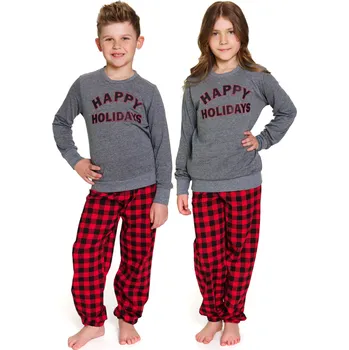 Dívčí pyžamo Dětské&nbsp;pyžamo DOCTOR NAP PDU.7345 DARK GREY 146/152 0