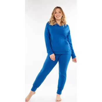 Tepláková souprava z bavlny, mikina s kapucí a tepláky SEATTLE Barva: Nebeská, Velikost: M