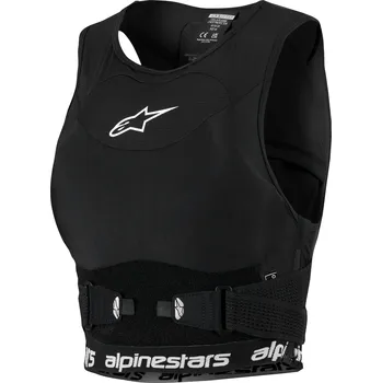 Motocyklový chránič Chránič hrudi stella plasma chest, alpinestars, dámský (černá/bílá, vel. l)