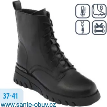 Dámská zdravotní obuv SANTÉ CC/25604 BLACK vych.obuv vel.37-41, --- - 38