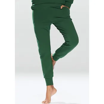 Klasické tepláky z příjemného a hladkého materiálu SEATTLE Barva: Zelená, Velikost: XS