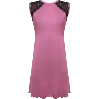 Viskózová košilka se síťkou a výstřihem na zádech Abbie Barva: Pudrová, Velikost: XL