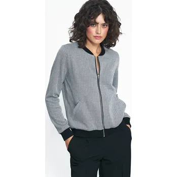 Dámská softshellová bunda bomber bunda s rybí kostí vzor BL09 Barva: Černá, Velikost: S