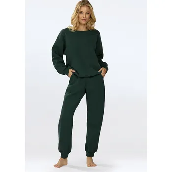 Dámská souprava mikina bez kapuce a tepláky Rehema Barva: Zelená, Velikost: S