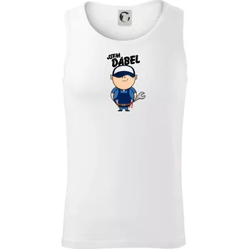 Jsem ďábel opravář - Tílko pánské Core - L ( Bílá )