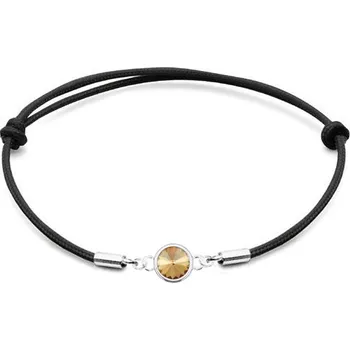 Náramek NUBIS® Stříbrný náramek s Crystals from Swarovski® Golden Shadow - SX129-GS