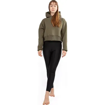 Souprava krátká mikina a legíny DK-K-B12 Dkaren Barva: Khaki, Velikost: S