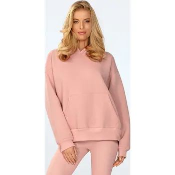 Dámská mikina Dámská mikina s kapucí Oseye Dkaren Barva: Pudrová, Velikost: M