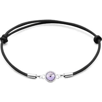 Náramek NUBIS® Stříbrný náramek s Crystals from Swarovski® Violet - SX129-VI