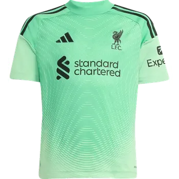 Dětský brankářský fotbalový dres Adidas Liverpool FC 25/26 zelený