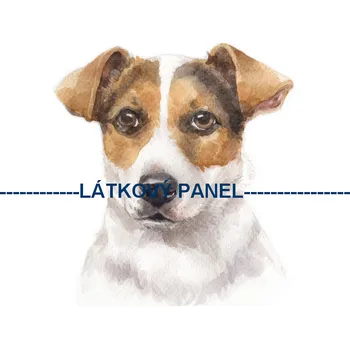 Látkový panel - Pes - PS-125 Velikost: 30x30cm, Materiál: Teplákovina nepočesaná