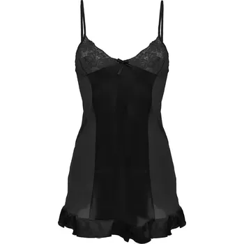 Sexy košilka s volánky - krajkové košíčky Calla Dkaren Barva: Černá, Velikost: M