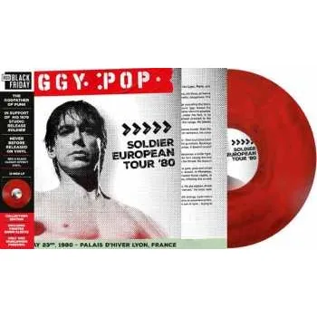 Zahraniční hudba Iggy Pop: Soldier European Tour '80 (red & Black Smoke Vinyl) (black Friday) - Iggy Pop [LP] (2026)