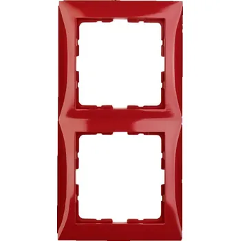Izolační páska Dvojitý rámeček Berker / čtverec, červený