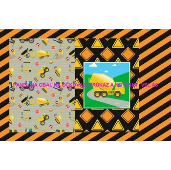 Panel bavlna - obal na očkovací průkaz nebo notýsek A6 - 228-139