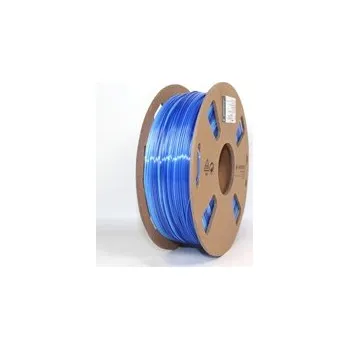 Filament GEMBIRD Tisková struna (filament) PLA, 1,75mm, 1kg, silk ice, ledově modrá/tmavě modrá
