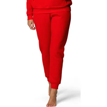 Značkové bavlněné kalhoty DK-K-B6 Dkaren Barva: Červená, Velikost: M