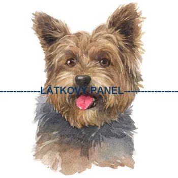 Látkový panel - Pes - PS-123 Velikost: 35x35cm, Materiál: Bavlna