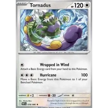 Sběratelská karetní hra Pokémon WHT 078/086 Tornadus - White Flare Stav: Near Mint, Verze: REVERSE HOLO