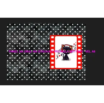 Panel bavlna - obal na očkovací průkaz nebo notýsek A6 - 228-103