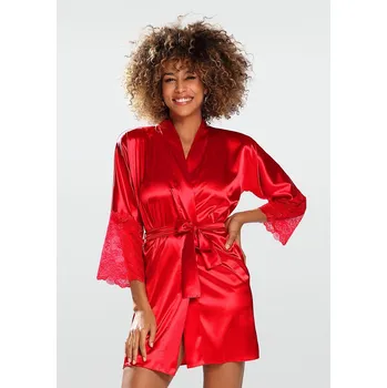 Dámský erotický župan Dámský župan Cameron Barva: Červená, Velikost: L