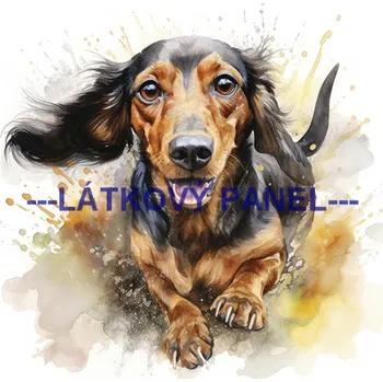 Látkový panel - Pes - PS-141 Velikost: 40x40cm, Materiál: Kočárkovina