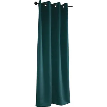 Závěs Mybesthome Sierra Blackout Zatemňovací závěs s kroužky, 135 × 250 cm, petrolejový, 1 ks