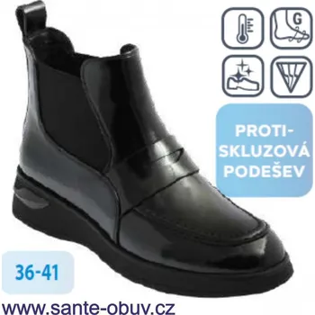 Dámská zdravotní obuv SANTÉ CC/25701 BLACK vel.36-41 , --- - 39