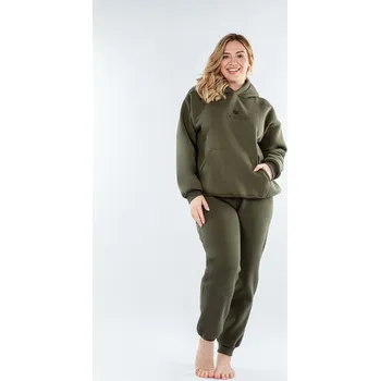 Dámské oblečení Bavlněná souprava DK-K-B6-H1 Dkaren Barva: Fialová, Velikost: XL