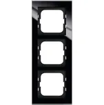 Trojrámeček černé sklo 1723-245 ABB 2CKA001754A4802
