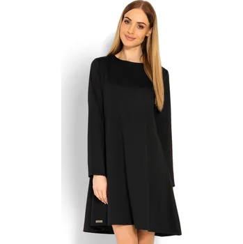 Dámské šaty Klasické trapézové šaty 1359 Barva: Černá, Velikost: L/XL