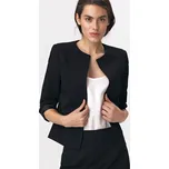 Dámské krátké rovné sako Z63 Barva: Černá, Velikost: M