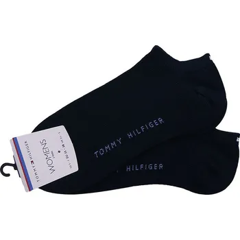 Dámské ponožky TOMMY HILFIGER DÁMSKÉ PONOŽKY ŤAPKY 2 PÁRY BLACK 343024001 200 Velikost: 39-42
