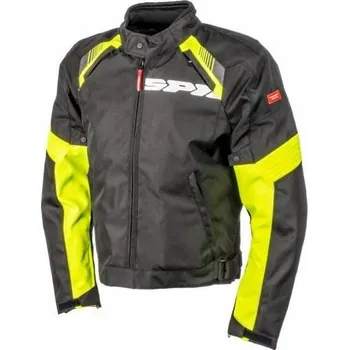 Moto bunda Bunda FLASH EVO H2OUT, SPIDI (černá/žlutá fluo) XL