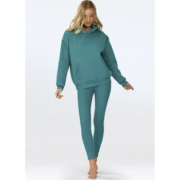 Dámský set mikina s kapucí a tepláky Oseye Barva: Tyrkysová, Velikost: XL
