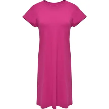 Dámské spodní prádlo Viskózová košilka s krátkým rukávem a kulatým výstřihem Flora Barva: Růžová, Velikost: S