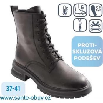 Dámská zdravotní obuv SANTÉ CC/50506 BLACK vych. obuv vel.37-41, černá - 40